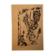 Ink drawing, signed abstraction