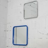 Pair of tubular steel mirrors, france, circa 1970