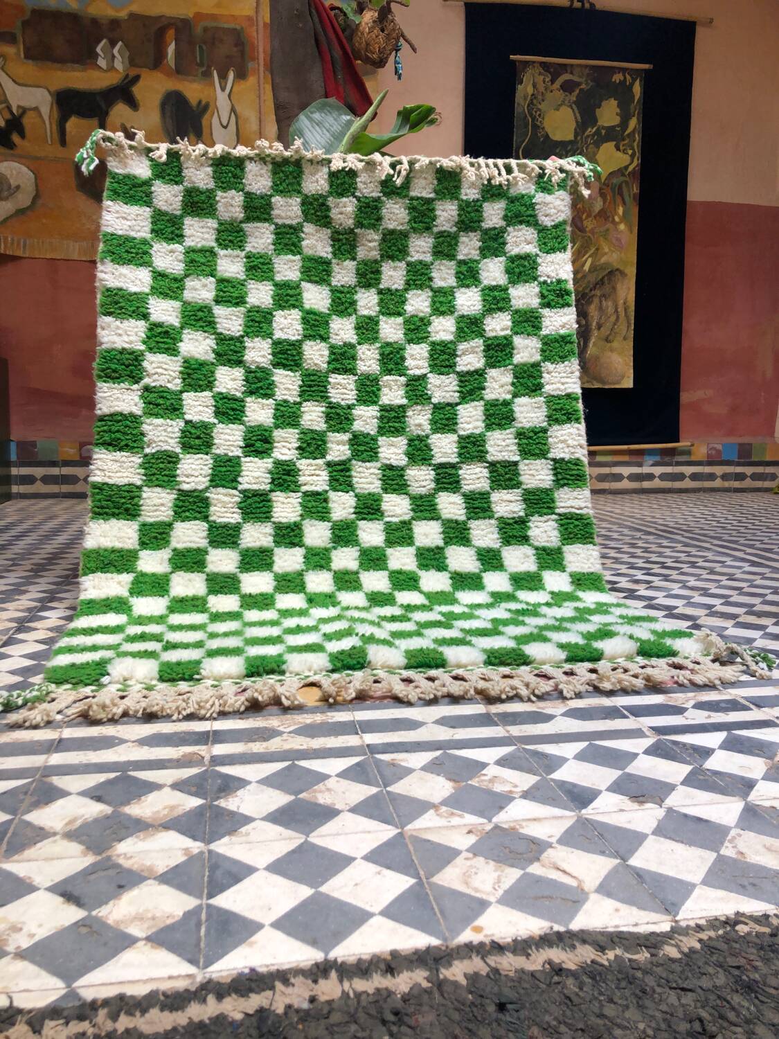 Cactus Green Rug 170x120cm