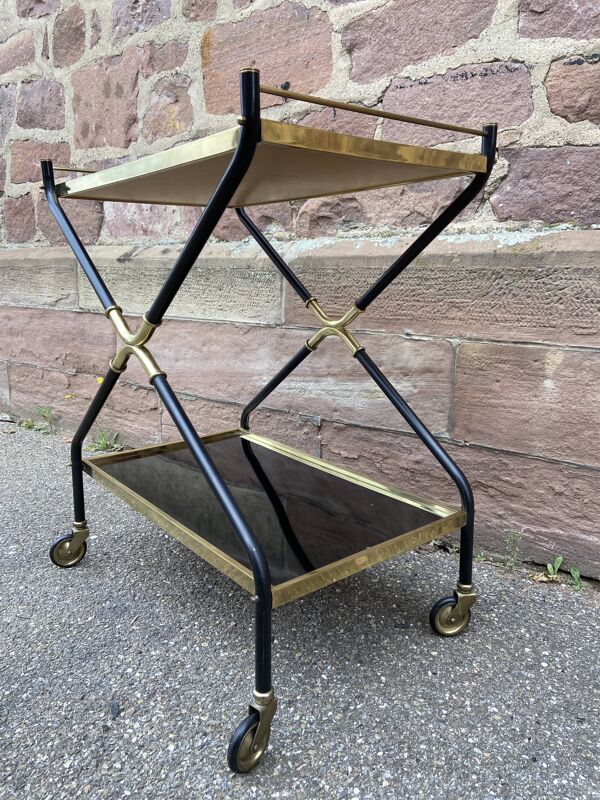 Desserte chariot de service vintage 60s