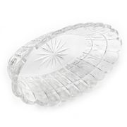 Art Deco jardiniere, crystal, Czechoslovakia, 1930s