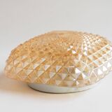 Golden glass ceiling light