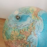 Globe terrestre TLOS Zagreb, années 1970