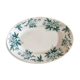 Deep dish "Anemone" porcelain Saint Amand collection