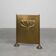 Elegant Art Deco hammered Copper Fireplace Screen, France 1920s