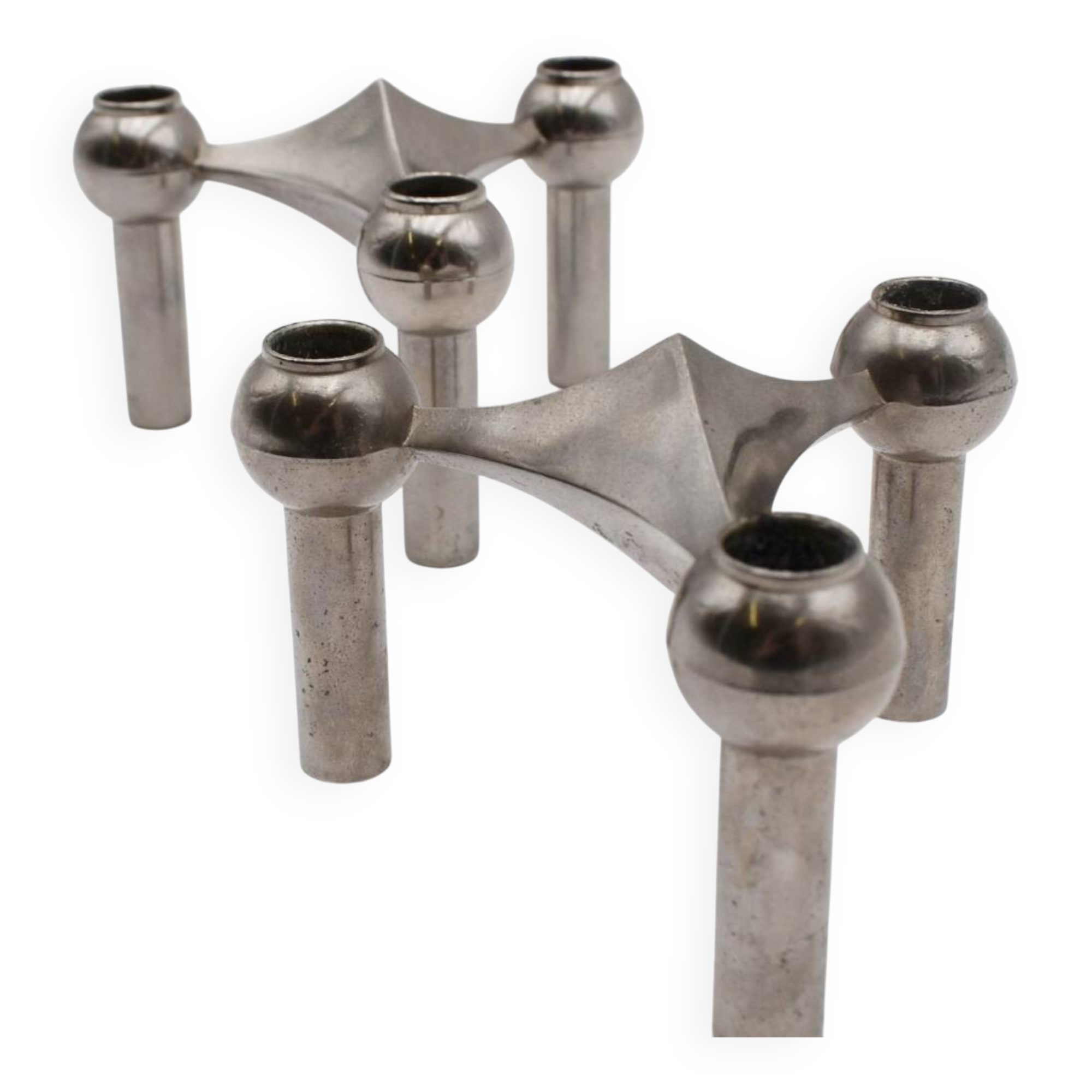 Two candlesticks by Fritz Nagel