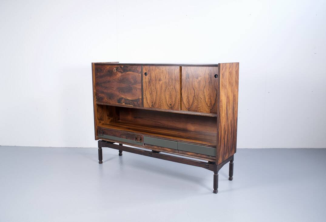Buffet/enfilade italienne palissandre de rio années 60'