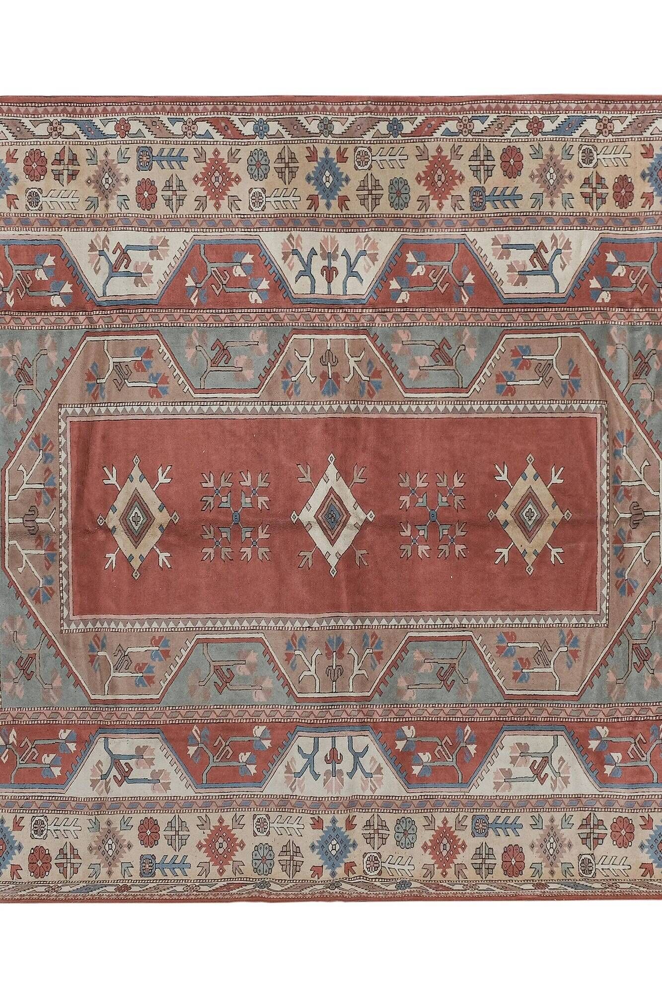 Vintage Turkish rug handmade 308x392 cm