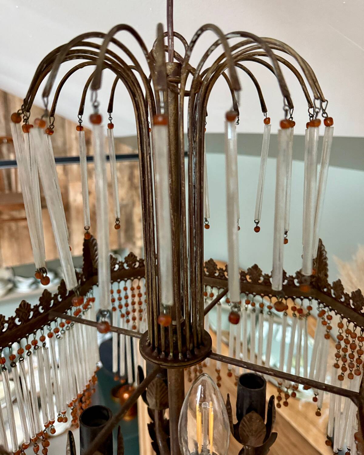 Tassel pendant light