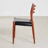 Model 78 dining chairs by Niels O. Møller for J.L. Møllers