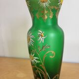 Legras art nouveau vase daisy decor