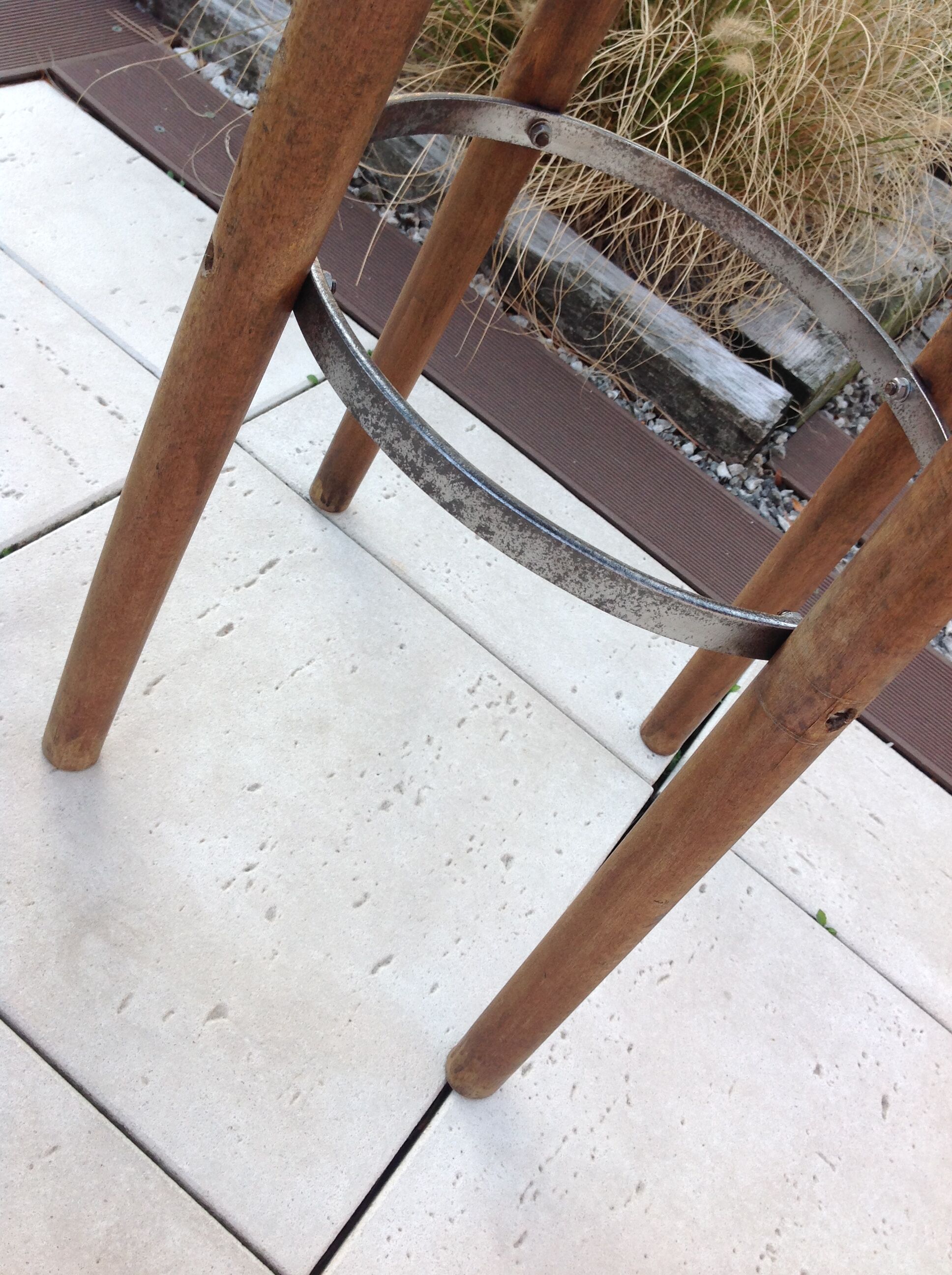 Pair of old stools  60/70