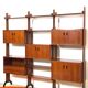 Modular bookcase Italy 60s