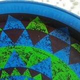 Vintage Maxwell France Round Metal Advertising Tray