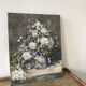 Painting flower bouquet still life