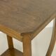 Art deco curved wood pedestal table ref bagatelle.