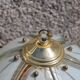 Vintage brass and flowered glass touch lamp – Soft touch lamp with intensity