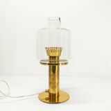 Scandinavian lamp Hans-Agne Jakobsson brass and glass B 102