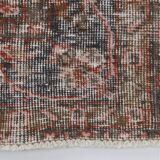 6x8 Vintage Green & Red Oriental Persian Rug, 172x252Cm