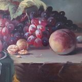 Tableau  peinture perse nature morte