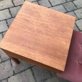Mid-century teak telephone bench, 1960s
