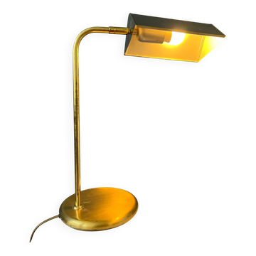 Mid-Century brass desk lamp - Bauhaus style table lamp - gold lamp