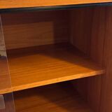 Low teak display cabinet