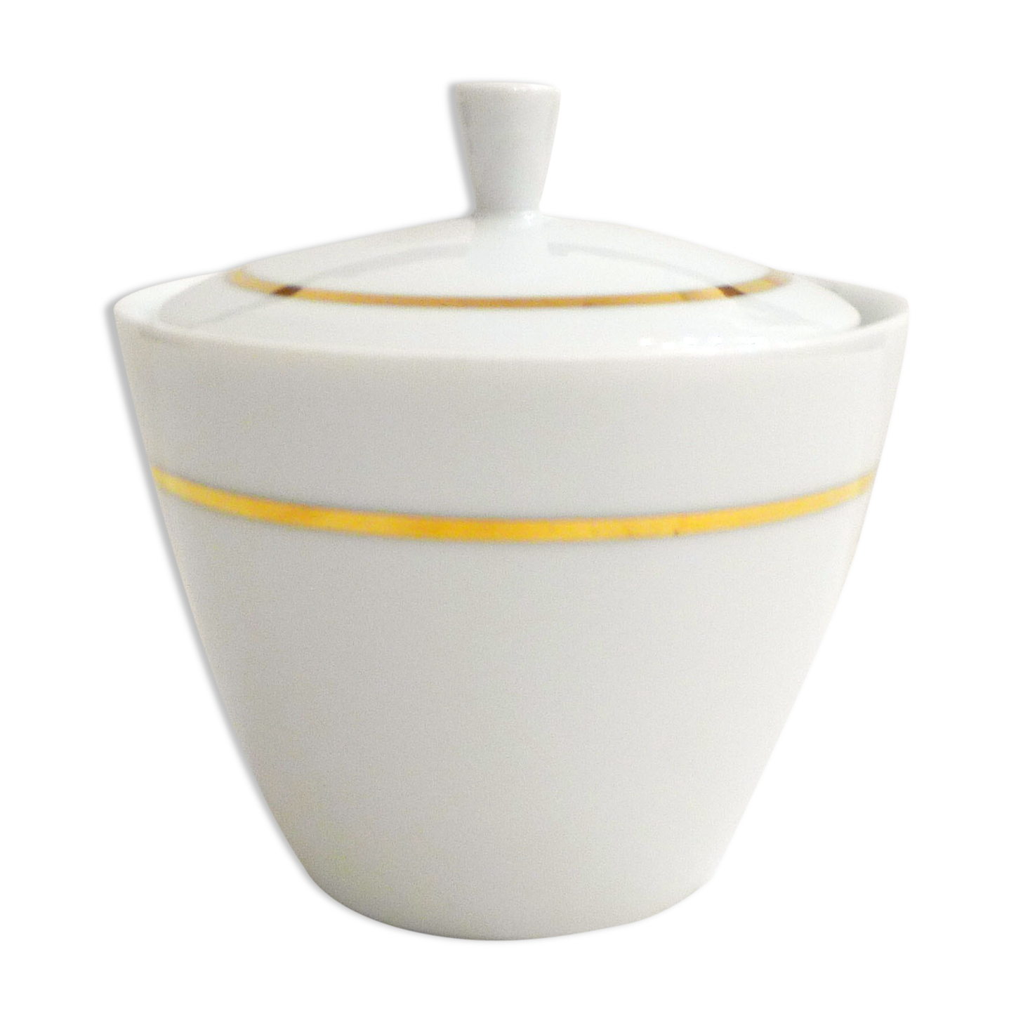 Baudour porcelain sugar bowl