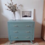 Commode vintage pieds compas