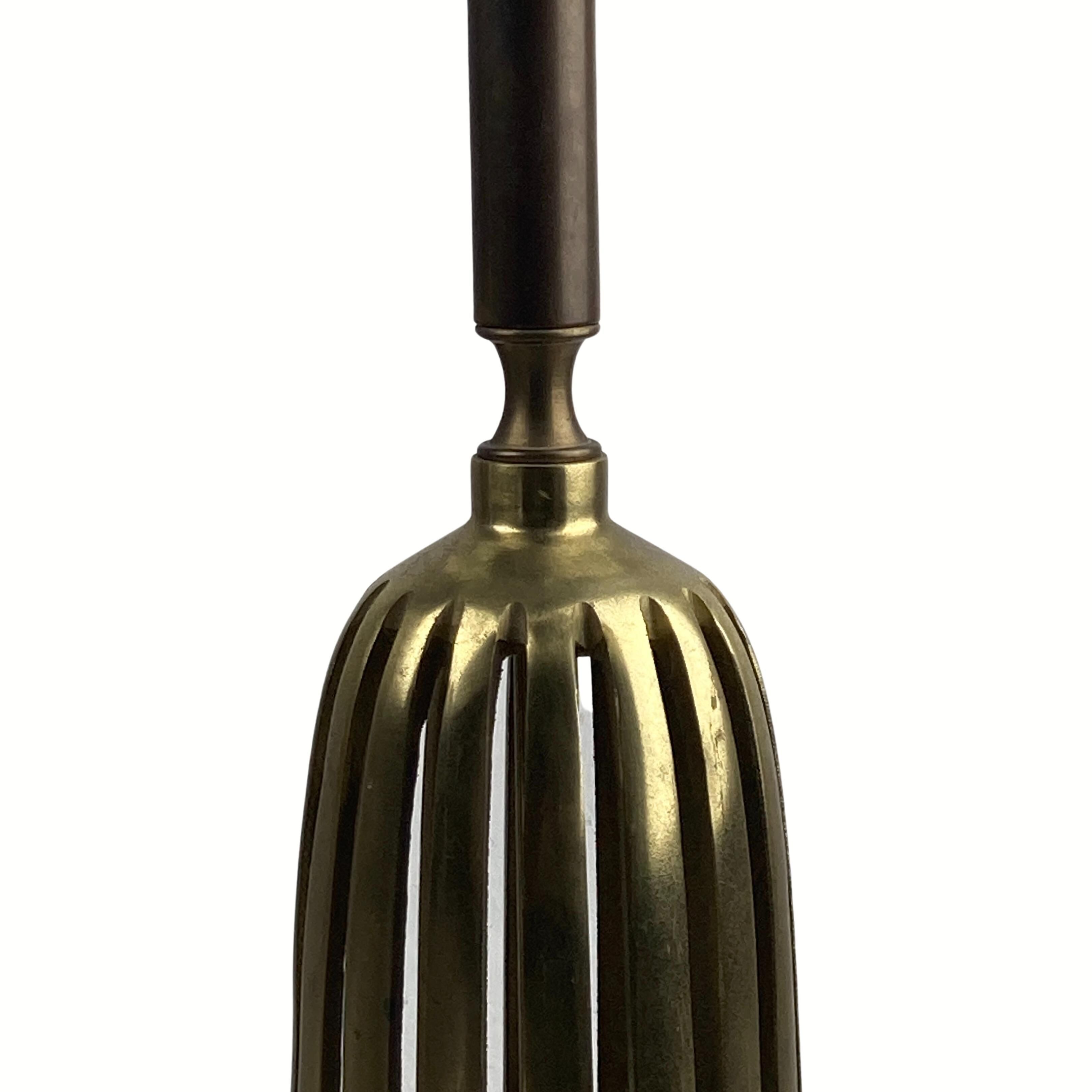 Art deco holophane cut glass and brass wall lamps, 1970