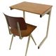 Chaise et bureau d’école vintage Galvanitas aux Pays-Bas