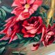 Ancienne peinture de roses