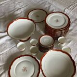 Monogrammed dessert service