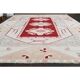 1970s Vintage Turkish Hand-Knotted Wool Cotton Beige Area Rug 190x270