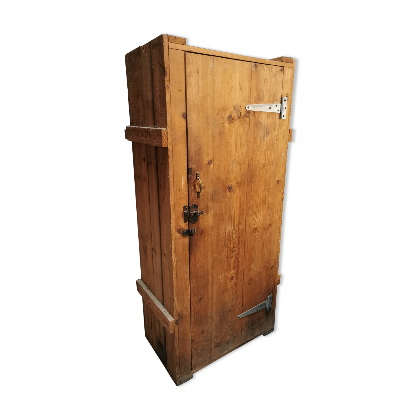 antique Wardrobe Vintage wardrobe made in a wooden crate