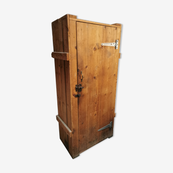 antique Wardrobe Vintage wardrobe made in a wooden crate