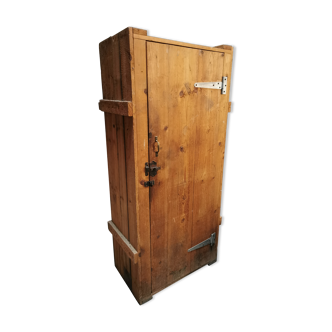 antique Wardrobe Vintage wardrobe made in a wooden crate