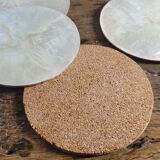 70's mother-of-pearl coaster