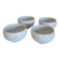 4 stoneware bowls house doctor