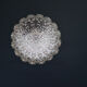 Ceiling lamp round globe molded glass 70/80s