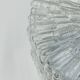 Massive modernist ceiling light in moulded glass