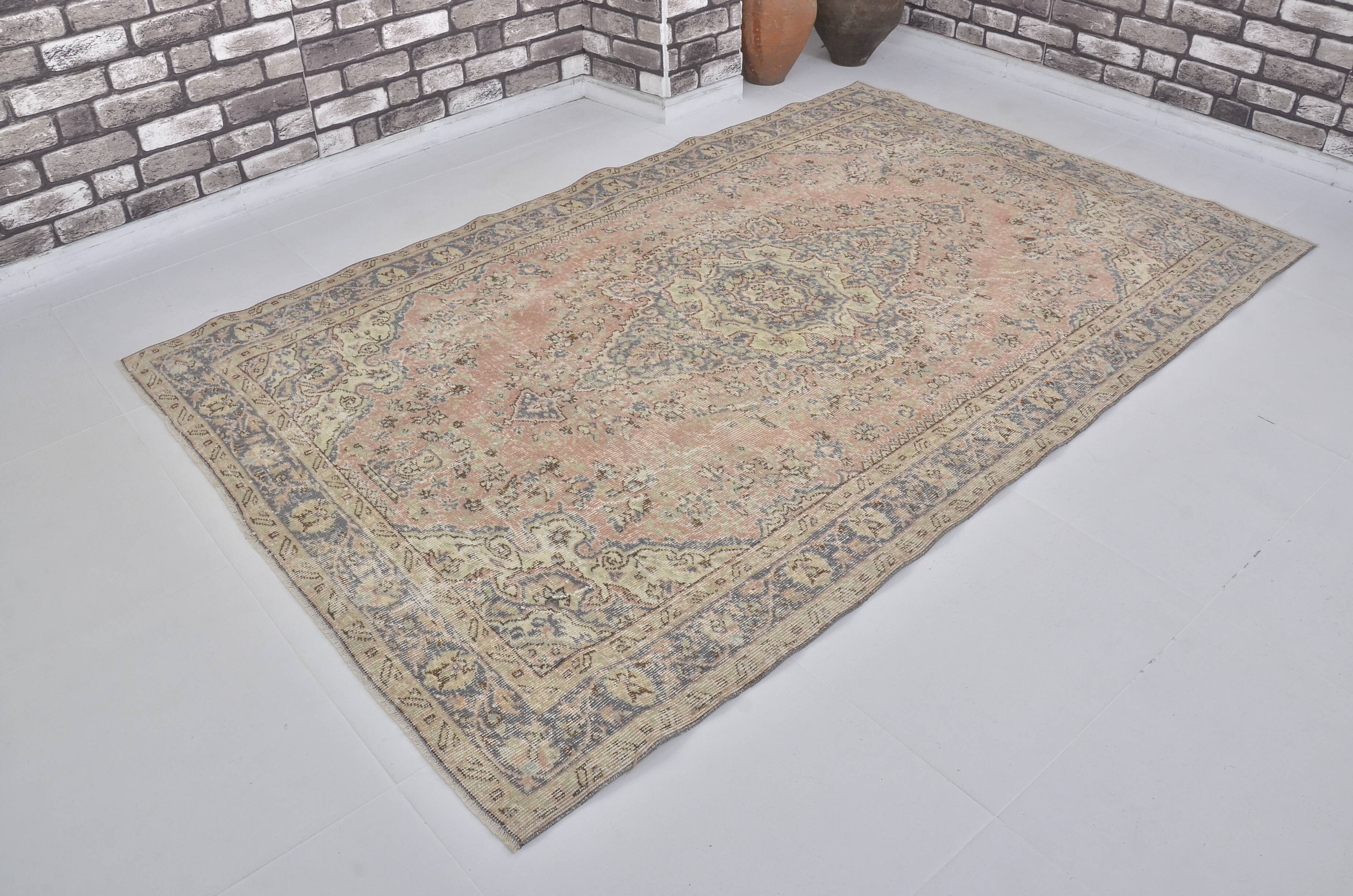 Oushak Vintage Floor Wool Rug sku1350