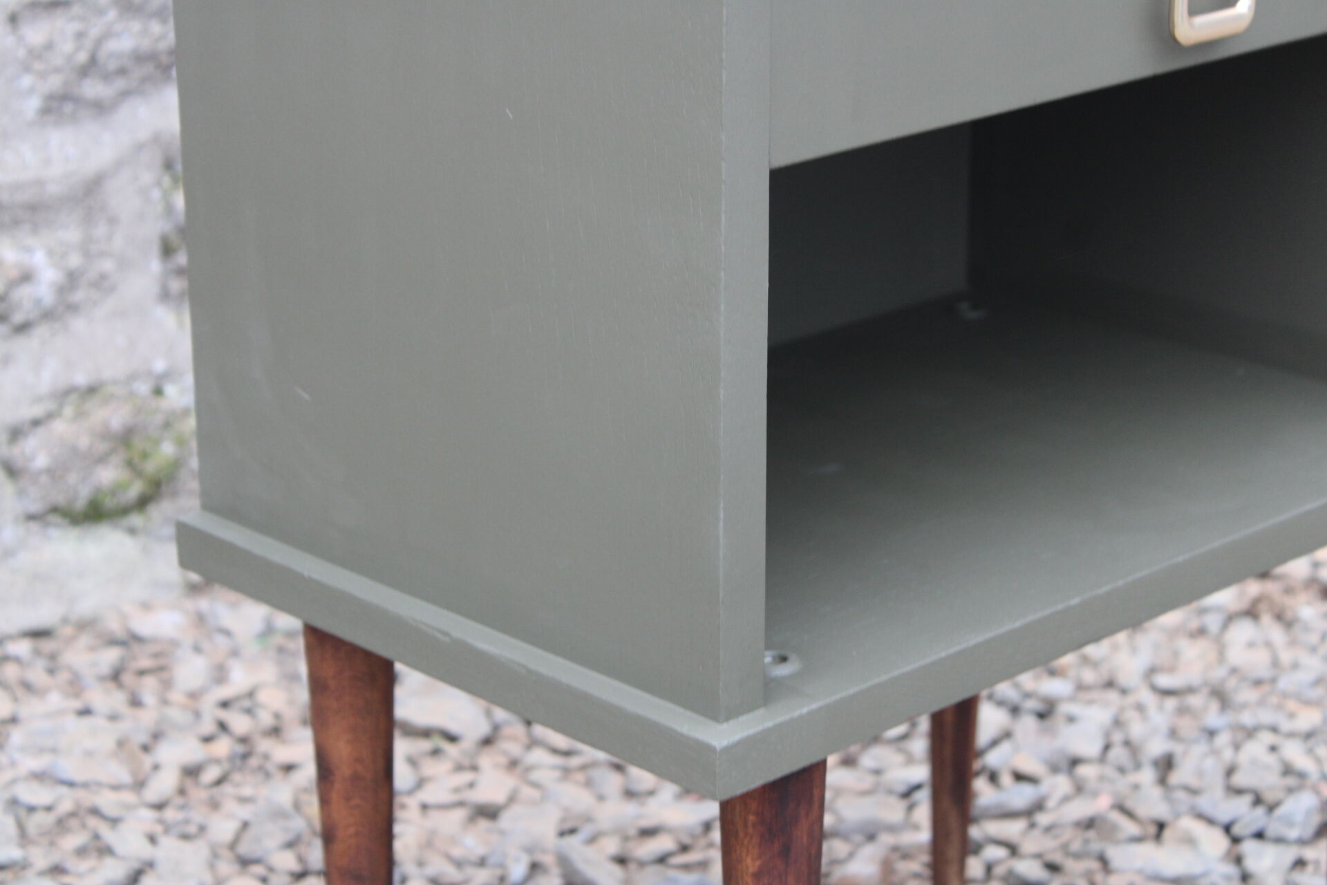 Vintage Scandinavian style bedside table