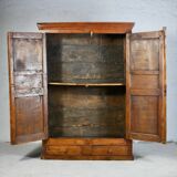 Antique carved wooden cabinet