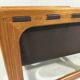 Salin Møbler teak & leather magazine holder Denmark 1960’s