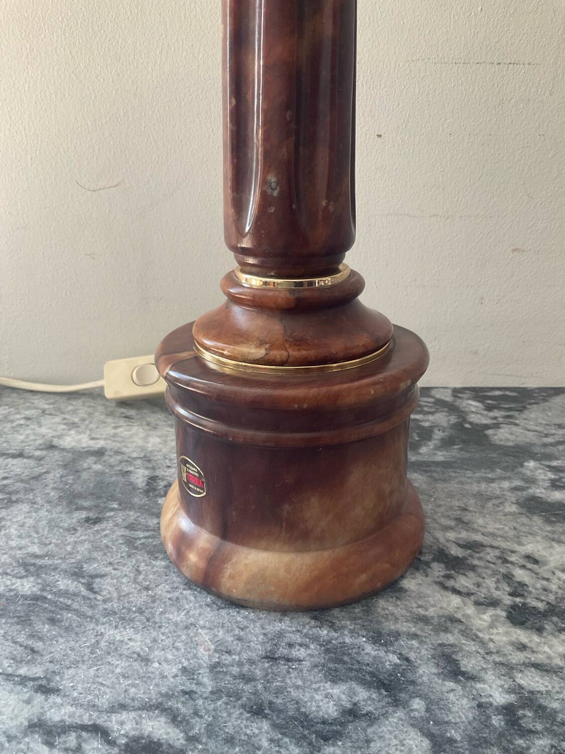 Herna marble lamp base from the 1970s