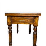 Table italienne en noyer, années 1950