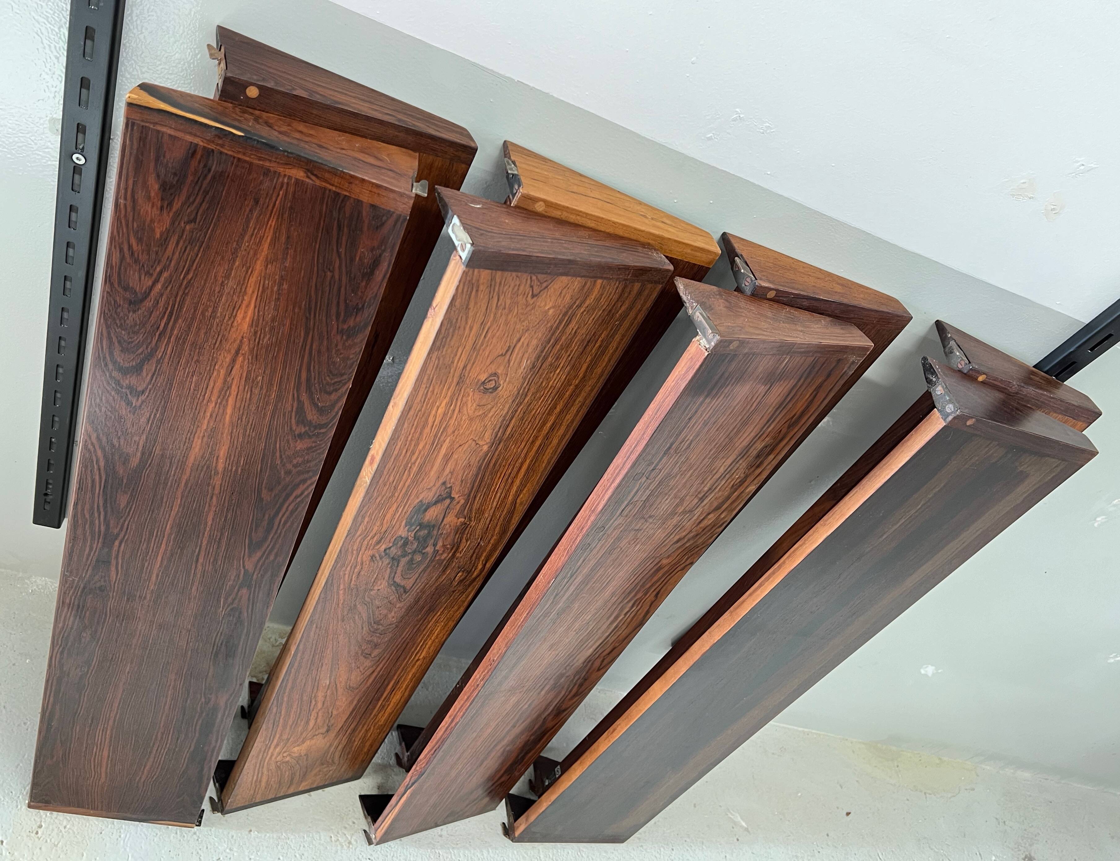 Kai Kristiansen Rosewood Shelving System, Felballes Møbler.