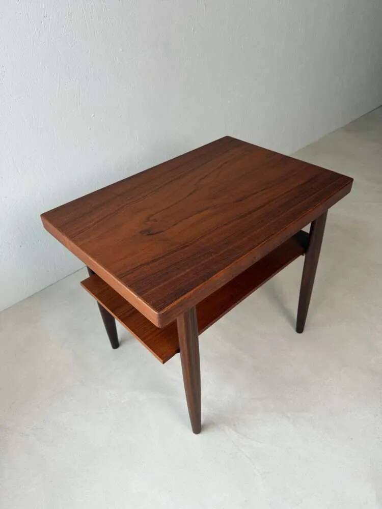 Vintage teak reading table Opal from the 1960s.