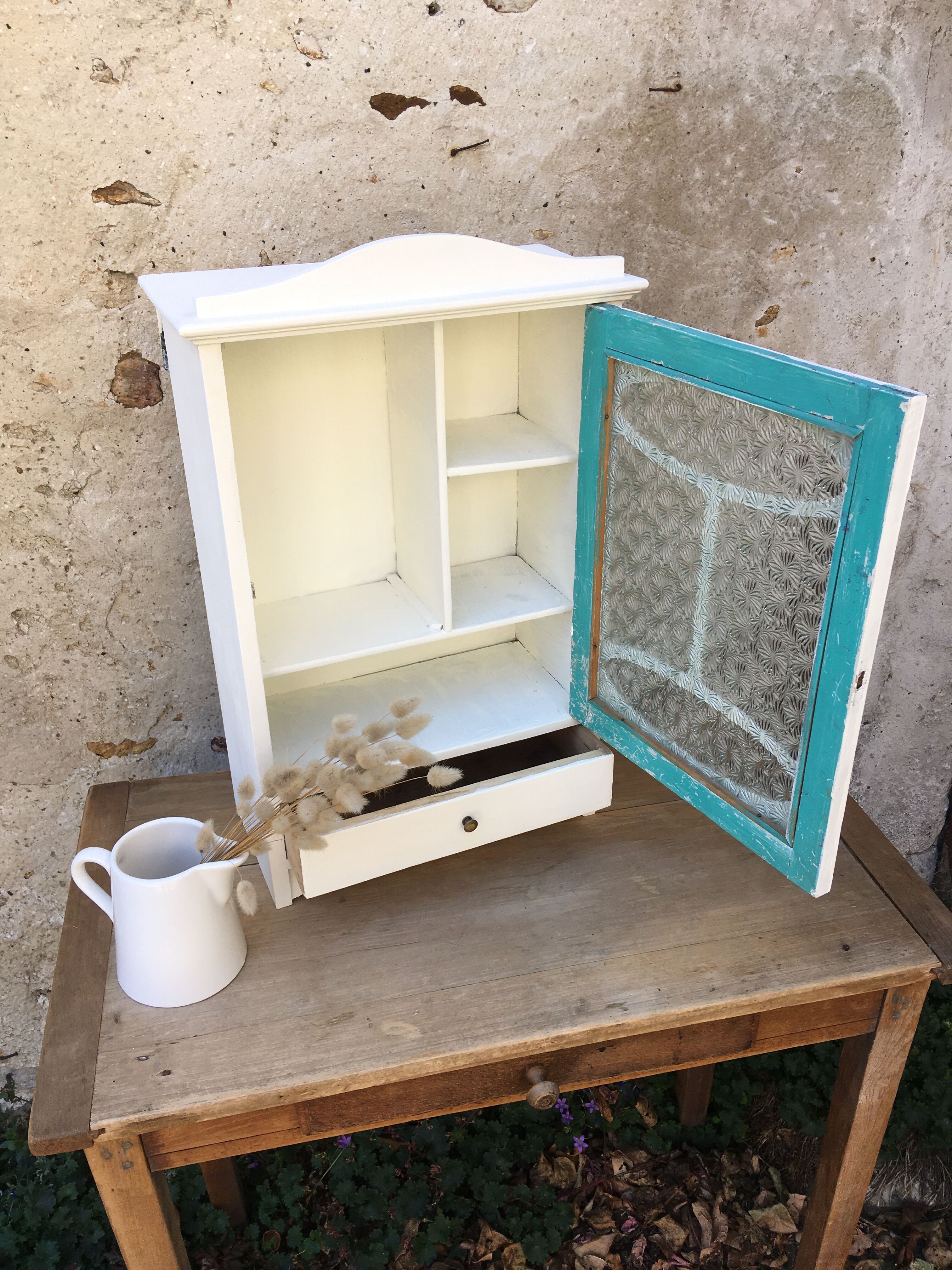 Antique medicine cabinet